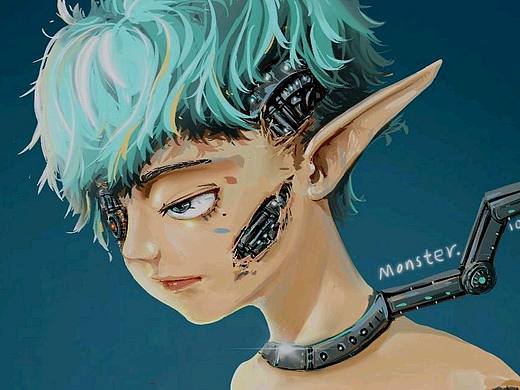 一个习作机械和肉体（个人主页-ZMzkxMDk5NTI=） - 创作习作 - 站酷设计师一叽番鼠MC原创素材 - 站酷ZCOOL