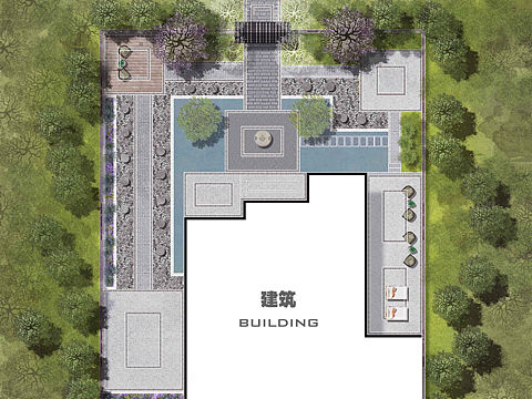 庭院景观设计（个人主页-ZNTE5NjIxNTI=） - 景观设计 - 站酷设计师JohnnyGao原创素材 - 站酷ZCOOL