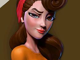 ZB雕刻练习《confused》