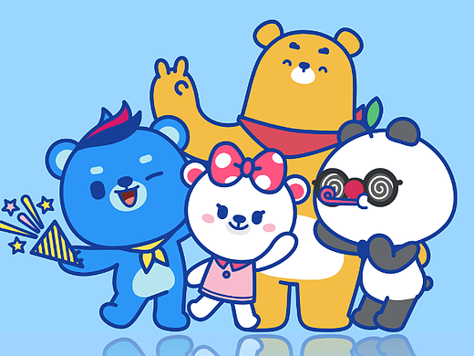梦幻熊乐园-品牌升级VI-IP设计