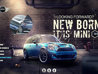 汽车海报场景合成练习稿—附PSD