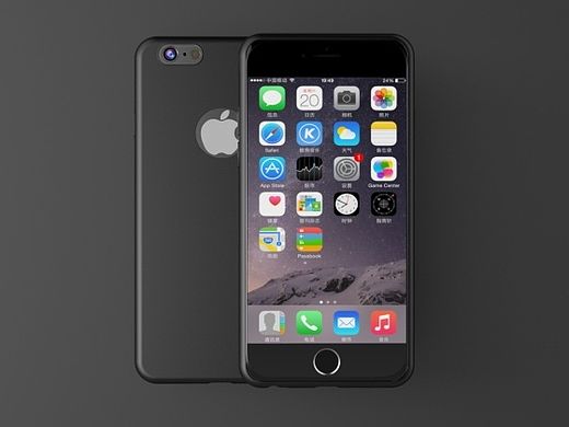 IPHONE6S + 橡胶半包壳 效果图