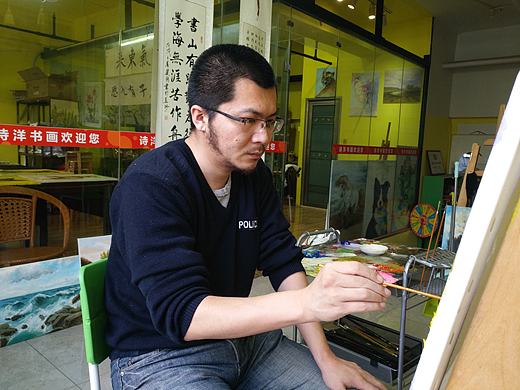 宠物画家刘诗洋宠物画作品欣赏