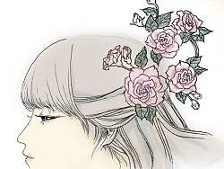 花与少女