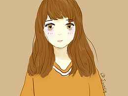 情侣头像插画