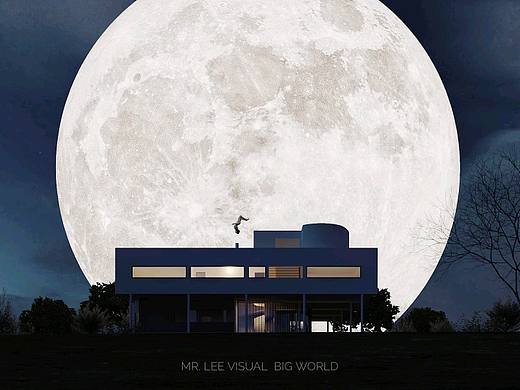 月亮下跳舞的人