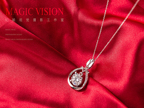 珠宝首饰拍摄 白底图 场景图 商业摄影 