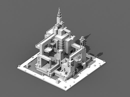 像素建模场景