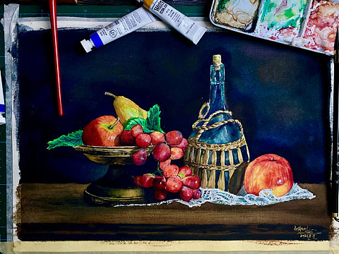 水彩静物🎨🎨