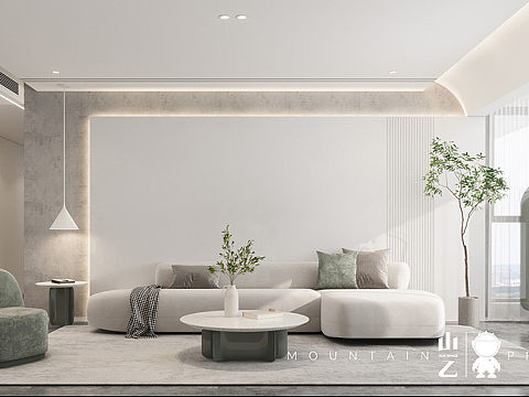 山乙山全｜金茂湾效果图VS实景