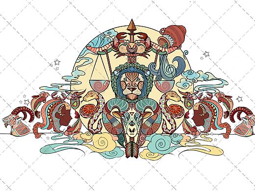 十二星座聯(lián)合（個人主頁-ZNTQyMjkzMjg=） - 包裝 - 站酷設(shè)計師清凊青原創(chuàng)素材 - 站酷ZCOOL