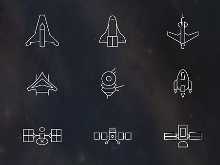 太空图标（小临摹）