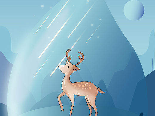 唯有清靜最讓人幸福（個人主頁-ZMzg1MTQ0NDQ=） - 藝術(shù)插畫 - 站酷設(shè)計師小U子原創(chuàng)素材 - 站酷ZCOOL