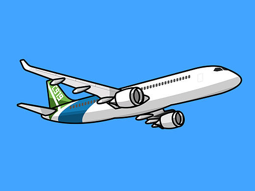 C919，壮哉我大中国！（个人主页-ZMjE4MzYzMDQ=） - 动效设计 - 站酷设计师haocoto原创素材 - 站酷ZCOOL