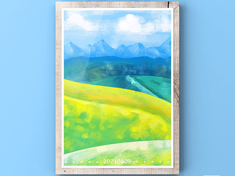 6月9日-13日 每日一小时画画创作练习