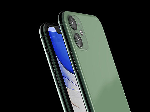 keyshot 渲染，iPhone 11 
