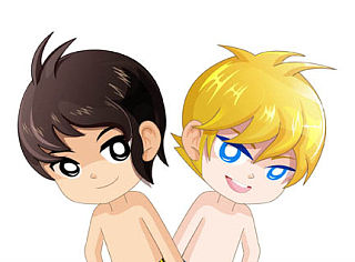 大畫(huà)海爾兄弟-方案B（個(gè)人主頁(yè)-ZMzUwMzc2NA==） - 單幅漫畫(huà) - 站酷設(shè)計(jì)師pastor008原創(chuàng)素材 - 站酷ZCOOL