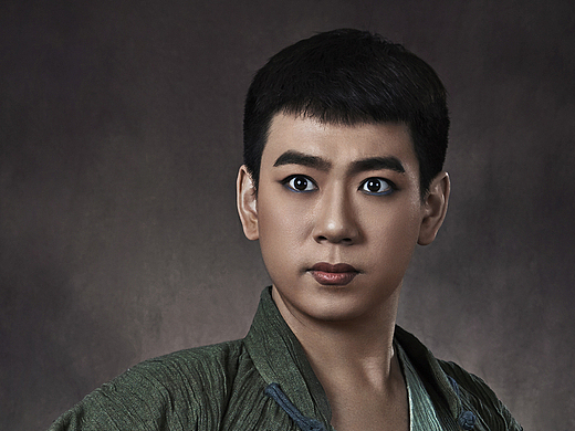 舞台剧人物照修图两张-学习刘杨老师教程后第一次独立修图