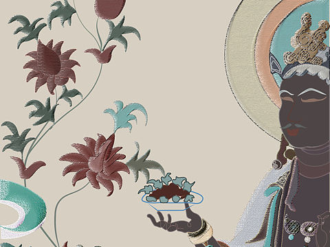 #敦煌学#（个人主页-ZNTA1NDIyMTI=） - 图案 - 站酷设计师可乐百合原创素材 - 站酷ZCOOL