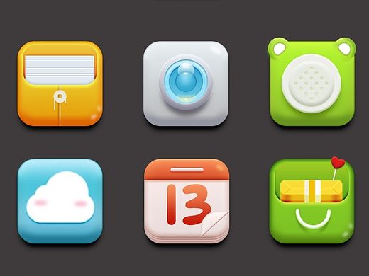 可爱小怪 图标（个人主页-ZMTIyNTY4NDg=） - 图标 - 站酷设计师花儿歪原创素材 - 站酷ZCOOL