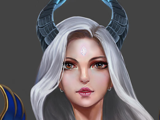 女法師（個(gè)人主頁-ZMjAxMzI2ODA=） - 游戲原畫 - 站酷設(shè)計(jì)師錫斗原創(chuàng)素材 - 站酷ZCOOL