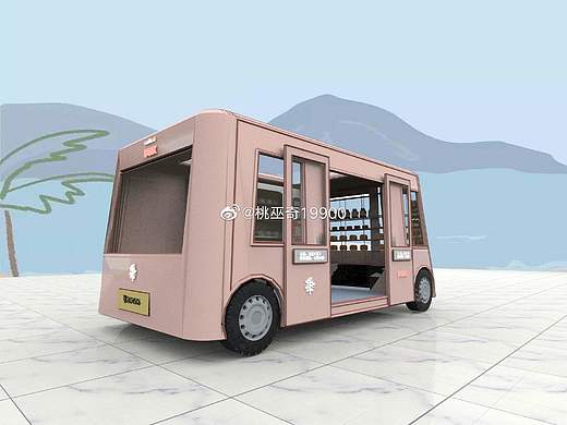 仟吉小巴士  3dmax 2014  