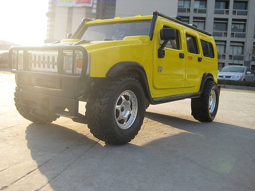 悍马h2汽车模型手工制作过程