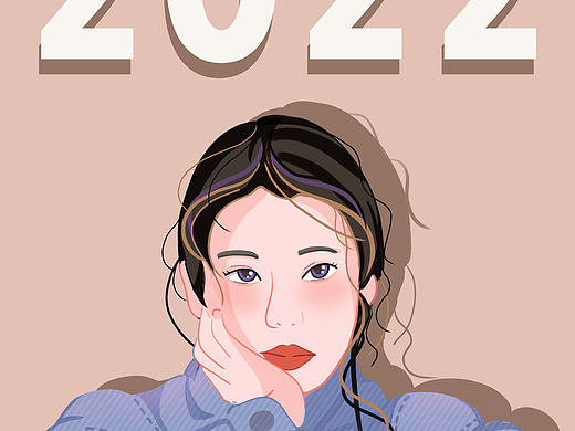 2022年 人物头像插画