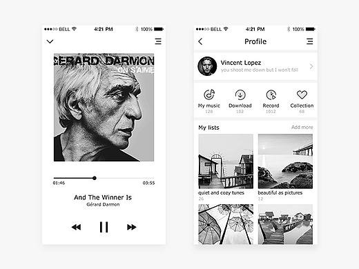 GUI界面練習(xí)（個(gè)人主頁(yè)-ZMTkyNDU4MTY=） - APP界面 - 站酷設(shè)計(jì)師沈棟原創(chuàng)素材 - 站酷ZCOOL