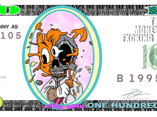 钞票系列（红猫蓝兔）