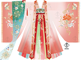 山茶  齊胸唐制漢服