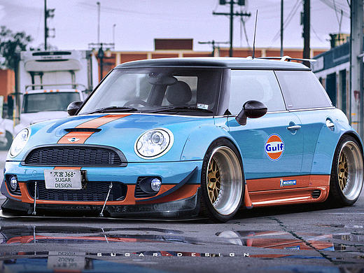 Mini JCW Gulf&RWB Edition