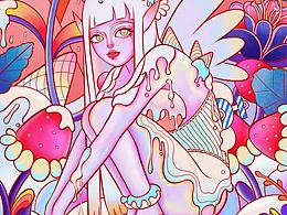 原創(chuàng)少女插畫