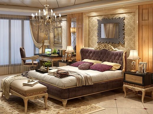 新古典主义  欧式实木后现代之家  