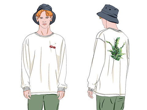 男装手绘（个人主页-ZNDM1ODIwNTY=） - 休闲/流行服饰 - 站酷设计师龙龙lonng原创素材 - 站酷ZCOOL