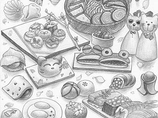 雪兔酱的超简单素描