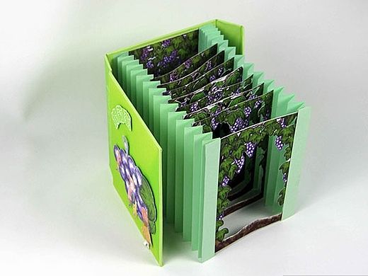 《采葡萄》立体书