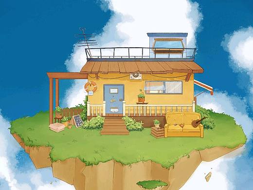 閑居浮島（個(gè)人主頁(yè)-ZNTA1NDQ4ODg=） - 創(chuàng)作習(xí)作 - 站酷設(shè)計(jì)師時(shí)澤甘霖原創(chuàng)素材 - 站酷ZCOOL