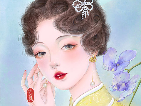 闺蜜头像（个人主页-ZNTQ4MjczNTY=） - 商业插画 - 站酷设计师古糖_原创素材 - 站酷ZCOOL