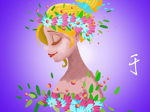 花季少女（個人主頁-ZMTUwOTgxNjg=） - 圖案 - 站酷設計師設計師小于原創(chuàng)素材 - 站酷ZCOOL