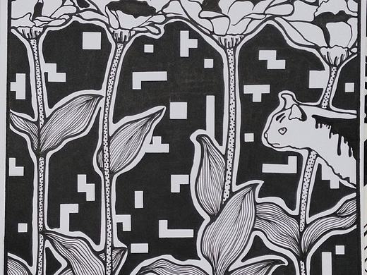 黑白插画（个人主页-ZMzgwNTgzODA=） - 创作习作 - 站酷设计师想想阿想原创素材 - 站酷ZCOOL