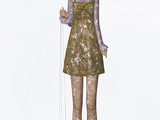 《木木》 布面油画 80.150厘米