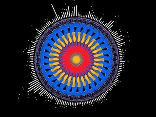 蒙元文化-蒙古花纹演绎《乌嘎勒吉》新媒体3D投影