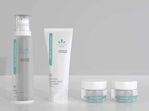 3d渲染 护肤品包装设计