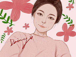 【procreate手绘头像】春天和花