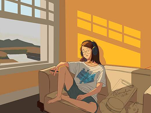 有音乐的地方就是家（个人主页-ZNDc0Mzc4NzI=） - 创作习作 - 站酷设计师Condi_汪汪原创素材 - 站酷ZCOOL