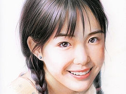 一痕彩鉛 麻花辮女孩教學課程