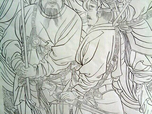 线描两张