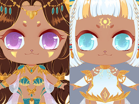 原创人设（个人主页-ZNDczNDc2MDQ=） - 商业插画 - 站酷设计师超白目喵也原创素材 - 站酷ZCOOL