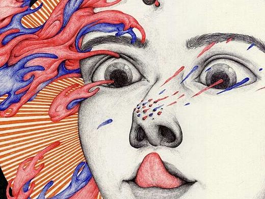 圆珠笔插画系列